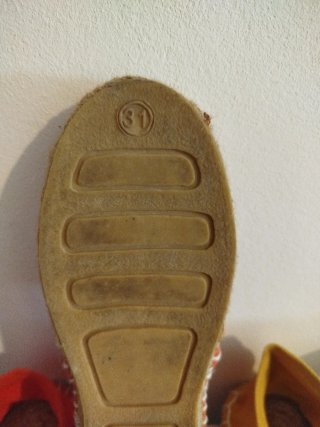 Lote 3 pares alpargatas 30-31