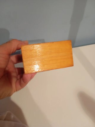 Cajita de té madera china antigua