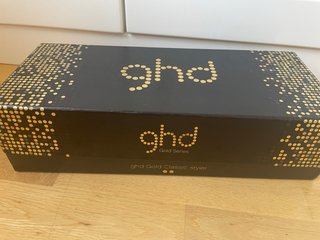 Planchas GHD Gold Negro y Dorado