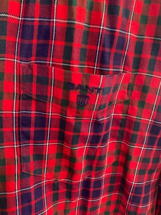 Camisa GANT Hillsdale Twill Cuadros 2XL