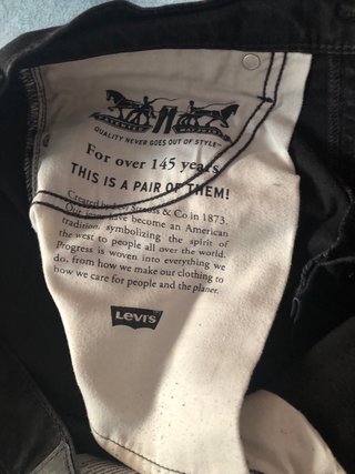 Pantalones Levi's negros originales