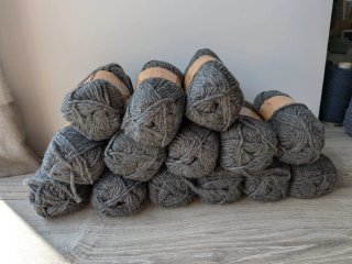 14 ovillos lana 100% Natur Uld (1,4kg)