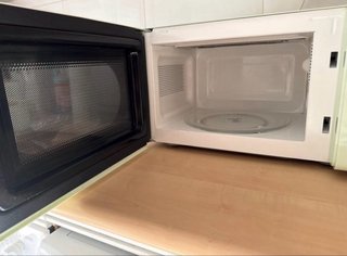 Microondas Create Verde Estilo Retro, sin plato