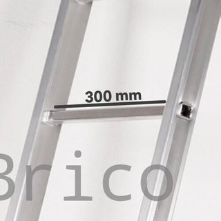 Escalera Aluminio Elite 2x14 - 4+4 M - 80-80x30mm