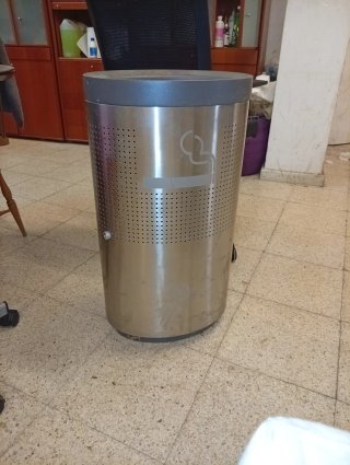 Papelera de diseño acero inoxidable