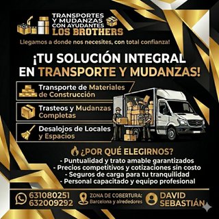 Transporte y mudanza con ayudantes