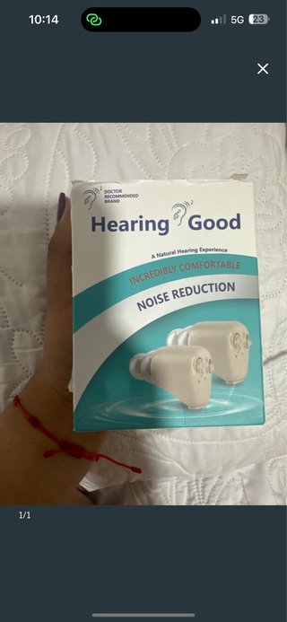 MIGUEL RESERVA Audífonos Hearing Good Beige/Blanco