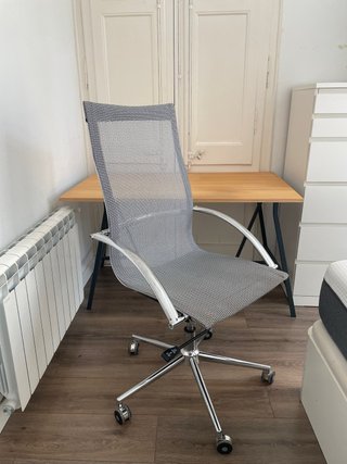 Silla de oficina Pilma Malla Cromada