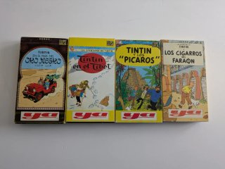 20 VHS Tintín (Español)