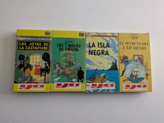 20 VHS Tintín (Español)