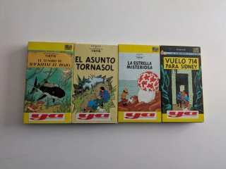 20 VHS Tintín (Español)