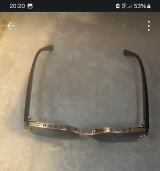 Occhiali da sole  neri e oro
