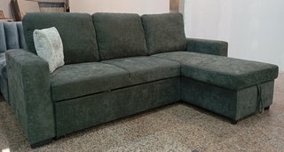 Sofá Cama Luke, Gris Oscuro, Cómodo ¡EN OFERTA!