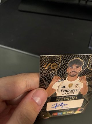 Real Madrid Asensio Autógrafo Original Adrenalyn