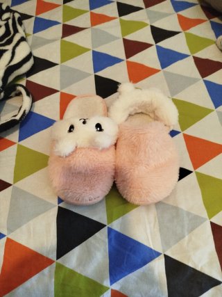 Lote de 2 batas peluche, regalo zapatillas 29-30