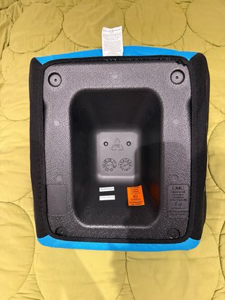 Asiento de seguridad infantil azul