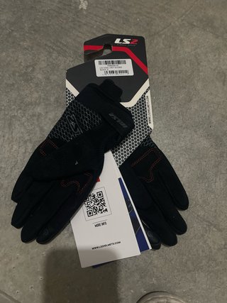 Guantes Moto LS2 Chica Talla S Negro
