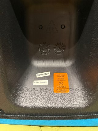 Asiento elevador infantil azul