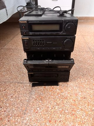 Minicadena Panasonic para reparar
