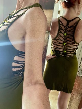 Vestido hippie verde de Goddess Bélgica