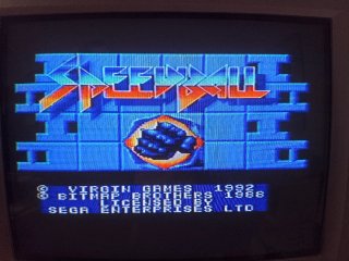 Speedball Master System Sega Arcade