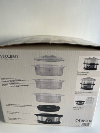 Cocedor Eléctrico Vapor Silvercrest Nuevo