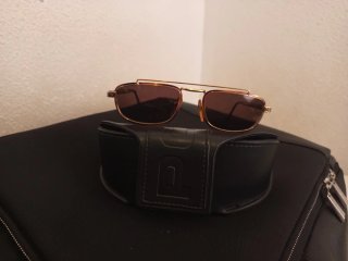 Gafas de sol Police doradas y marrones
