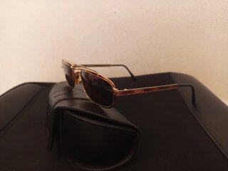 Gafas de sol Police doradas y marrones