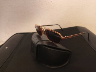 Gafas de sol Police doradas y marrones