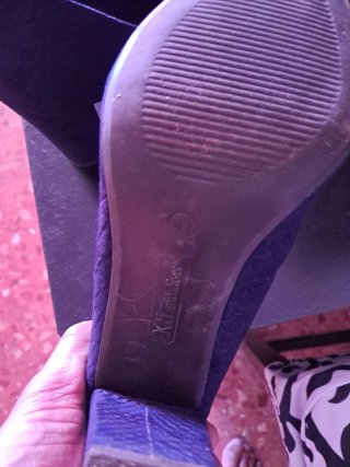 Zapatos de tacón morados talla 41
