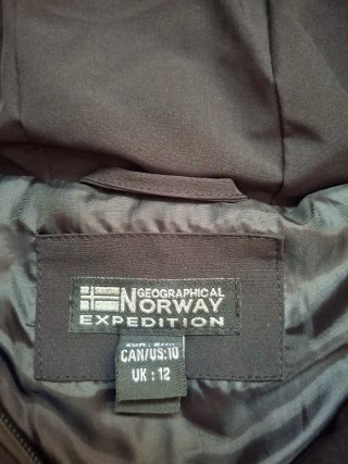 Chaqueta Geographical Norway Negra
