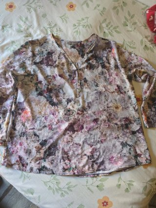 Blusa floral talla XL