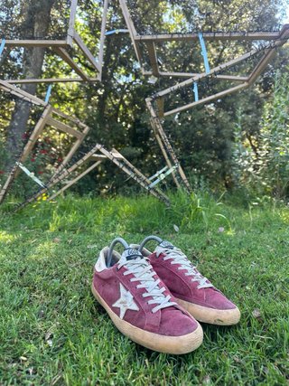 Zapatillas Golden Goose Rojas y Blancas