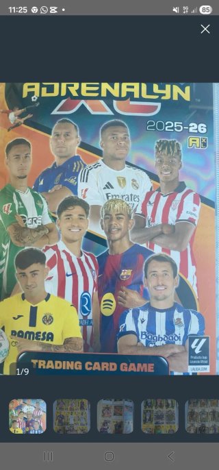 Álbum Adrenalyn XL 2025-26 Completo