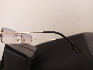 Gafas Cartier Doradas Rosadas