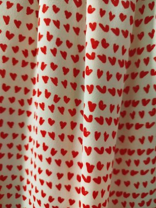 Blusa H&M Corazones Rojos Talla S
