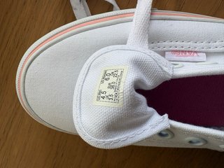 Zapatillas Vans Blancas Checkerboard Rosa
