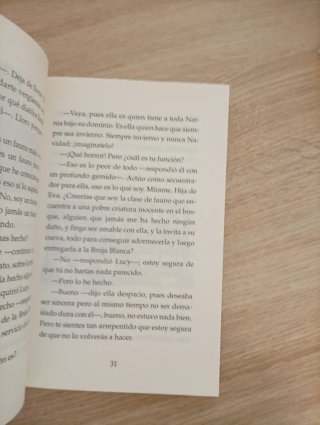 Lote 4 libros de Narnia