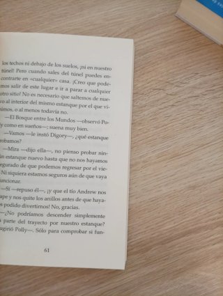 Lote 4 libros de Narnia
