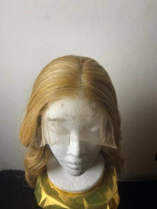 Parrucche donna uomo beige grigio
