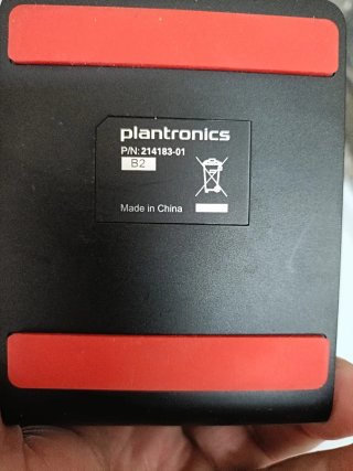 Base de Carga Poly Auriculares Negra