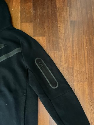 Felpa Nike Tech Fleece Nera Uomo