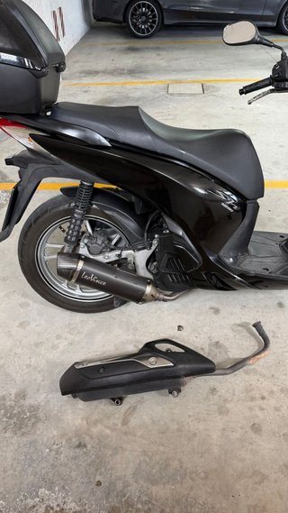 Honda SH125i Scooter Negra