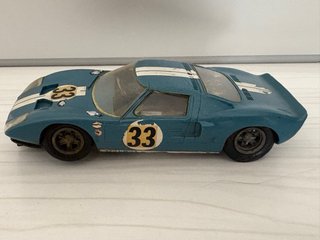 Scalextric Ford GT 40 Azul antiguo