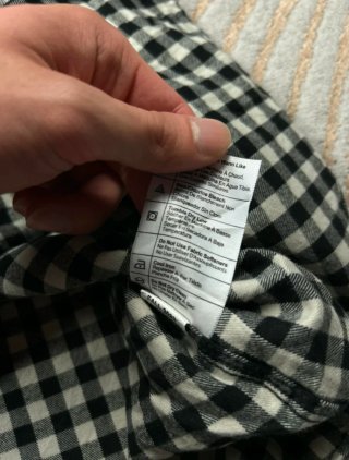 Camisa Carhartt Cuadros Blanco y Negro