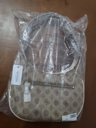 Bolso Guess Beige y Marrón Monogram
