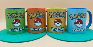 Pack 4 Tazas Pokémon Cerámica