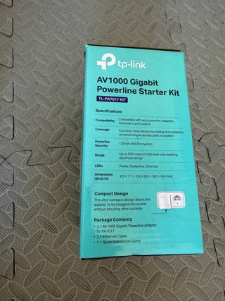 TP-Link AV1000 Gigabit Powerline Starter Kit