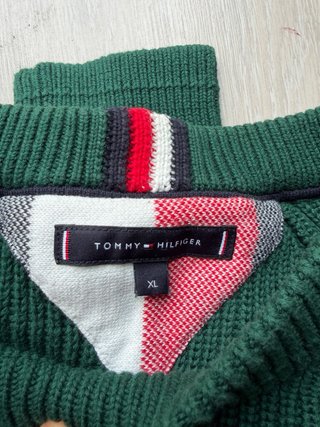 Jersey punto verde Tommy Hilfiger
