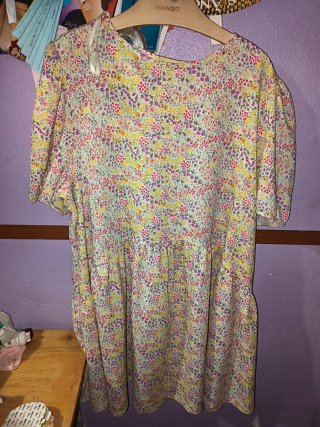 Vestido floral Mango talla M
